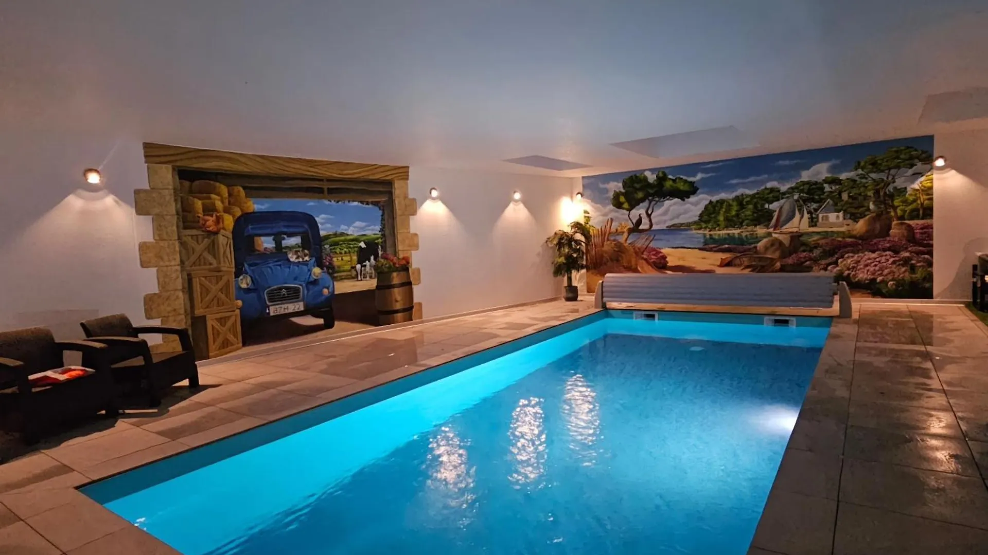 Gite A La Campagne Avec Piscine Interieure Bourbriac